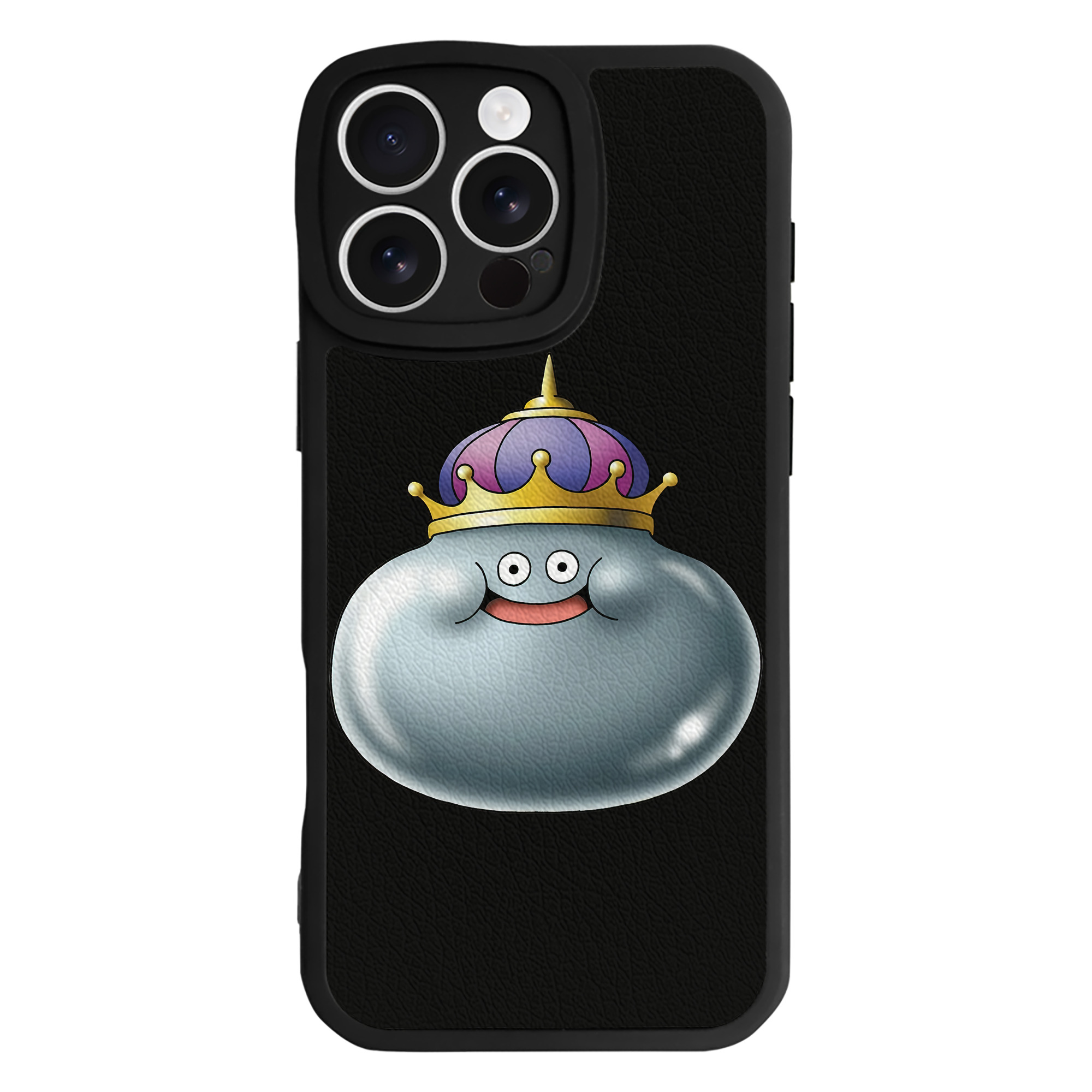 （画像用） ドラゴンクエスト Doragon Kuesuto Dragon Quest 【iPhone 16シリーズ対応】シリコンスマホケース（レザー調） 材質：シリコン